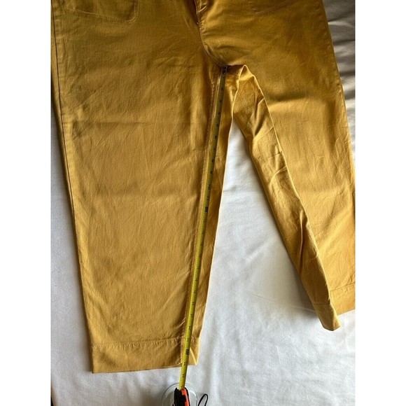 Loft Womens Pants Plus Jeans Yellow Gold Great Condition. Size: 18 - Picture 5 of 8